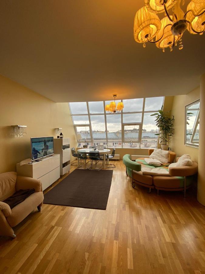 Riga Centre , Skyloft Apartment 178M2 Eksteriør billede